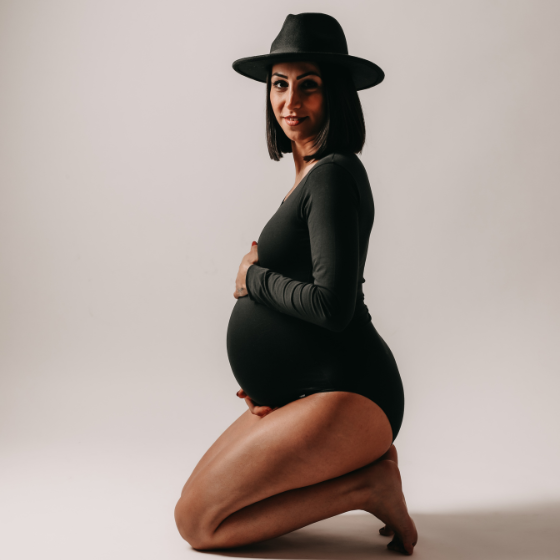Professionelles Babybauch-Shooting