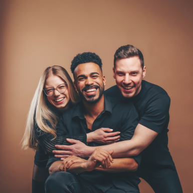 Professionelles Freunde-Fotoshooting