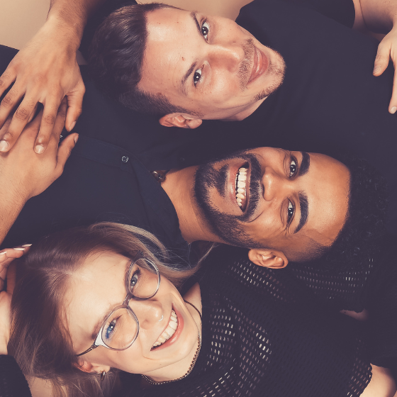 Professionelles Freunde-Fotoshooting