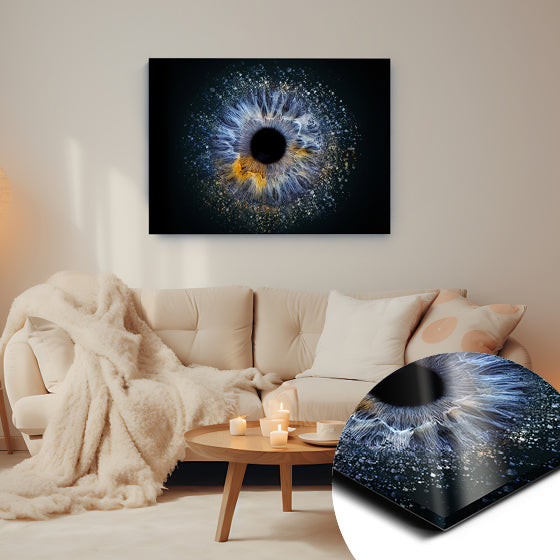 Iris-Bundle: 2 Iriden inkl. Design mit Acrylglas (60 × 40 cm)