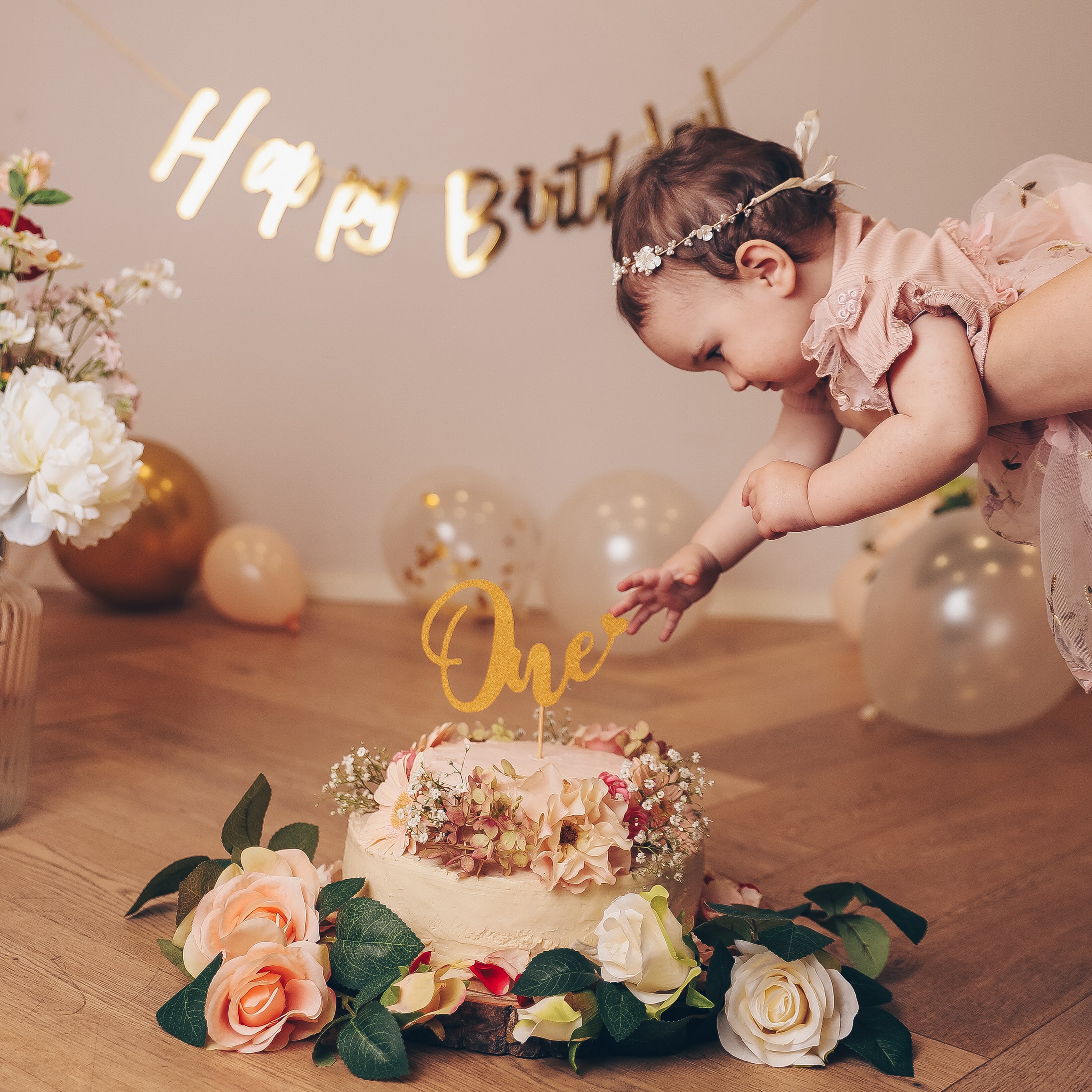 90 Minuten Cake Smash Fotoshooting Erlebnis inkl. 2-10 Bildern
