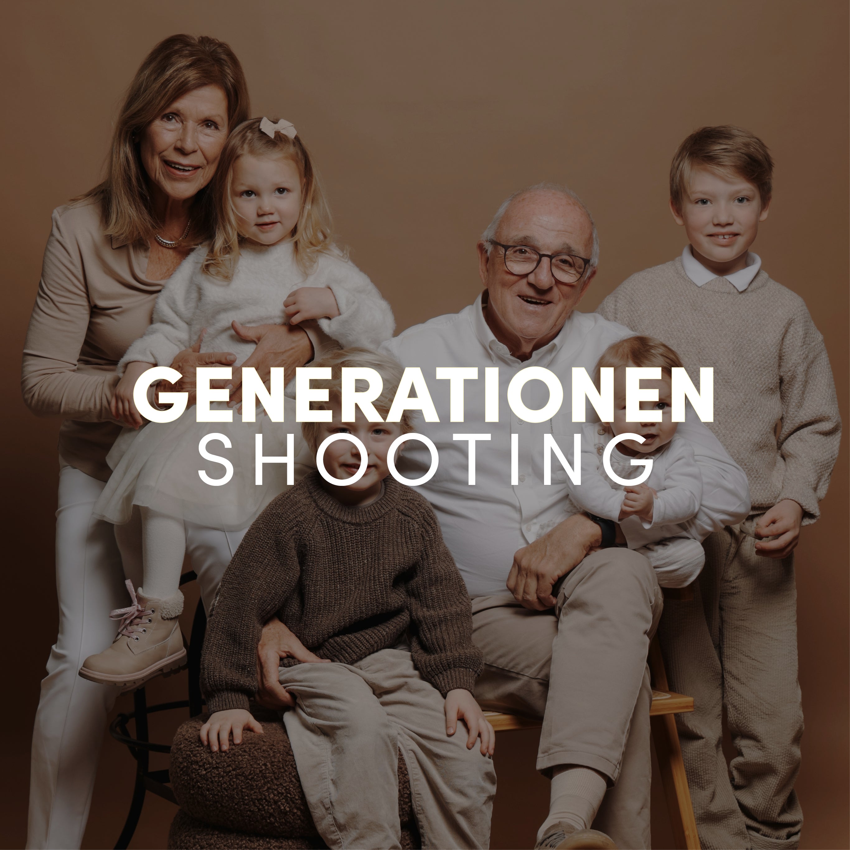 90 Minuten Generationen Fotoshooting Erlebnis inkl. 2-4 Bildern