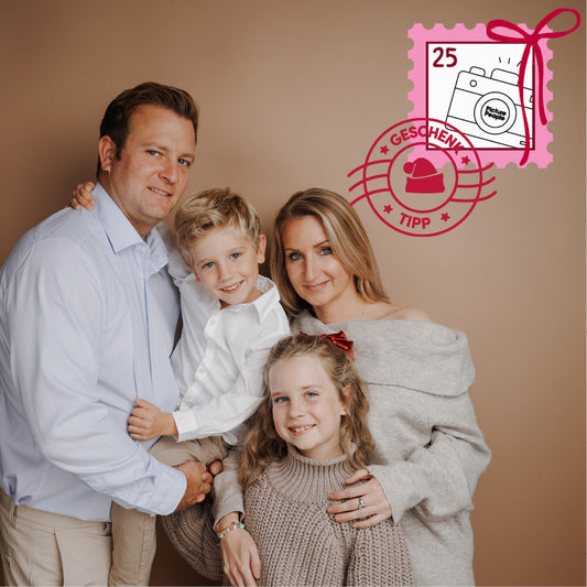 Fotoshooting Gutschein zu Weihnachten